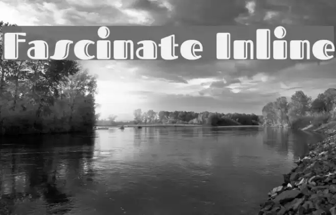 Fascinate Inline Font examples