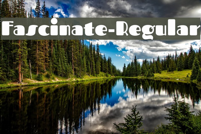 Fascinate-Regular Font examples