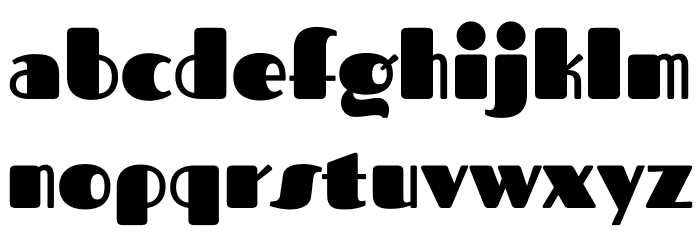 Fascinate Font LOWERCASE