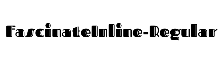 FascinateInline-Regular  لخطوط تنزيل