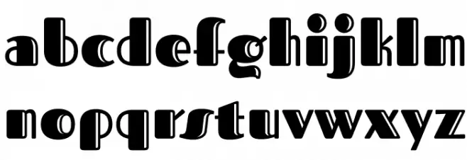 FascinateInline-Regular 字体 小写