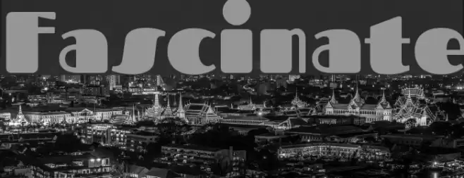 Fascinate Font examples