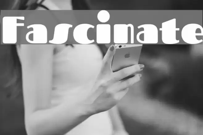 Fascinate Font examples