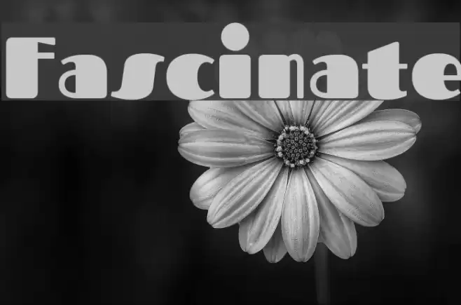 Fascinate Font examples