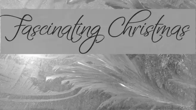 Fascinating Christmas Font examples