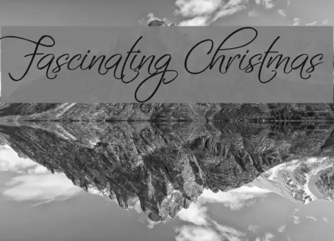 Fascinating Christmas Font examples