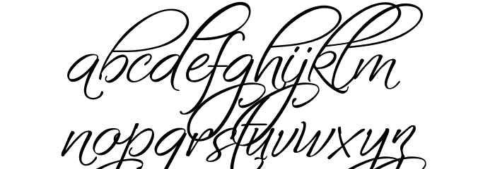 Fascinating Christmas Font LOWERCASE