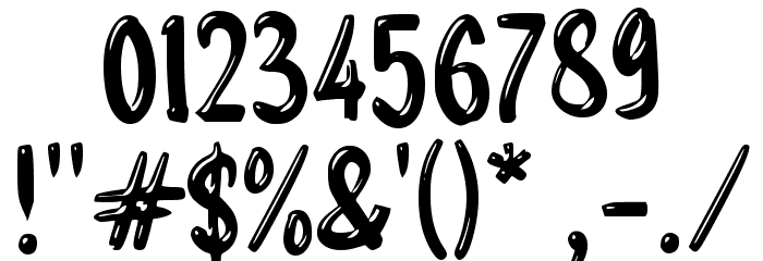 Fase Bulan Font OTHER CHARS