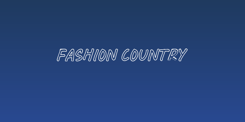 Fashion Country Social Header