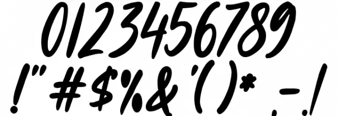 Fashion Drunk Font OTHER CHARS