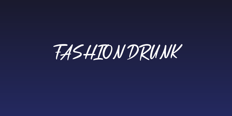 Fashion Drunk Social Header