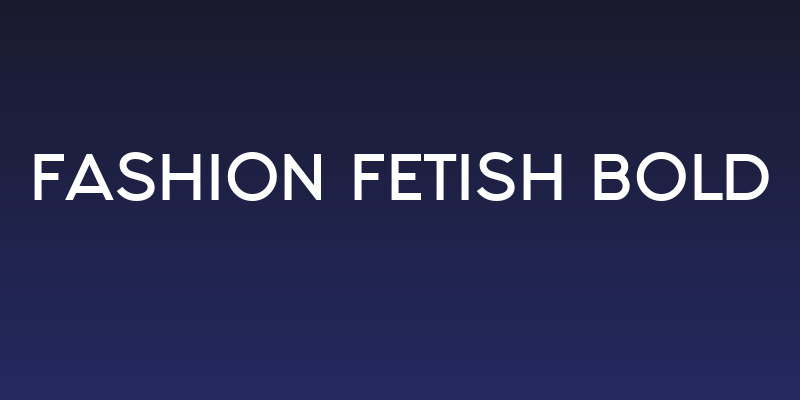 Fashion Fetish Bold Social Header