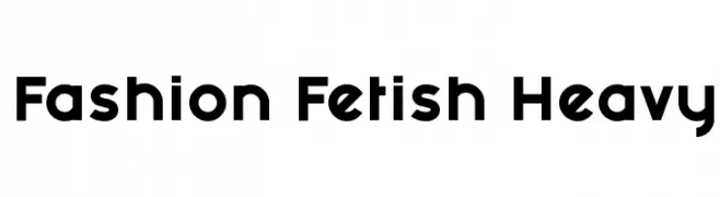 Fashion Fetish Heavy  नि: शुल्क फ़ॉन्ट्स डाउनलोड