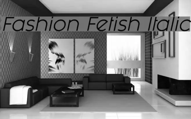 Fashion Fetish Italic Font examples