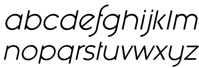 Fashion Fetish Italic Font LOWERCASE