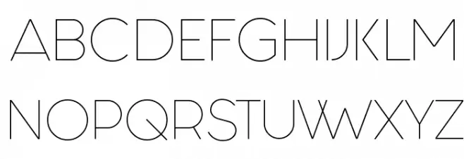 Fashion Fetish Light 字体 大写