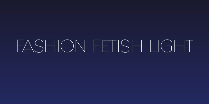 Fashion Fetish Light Social Header