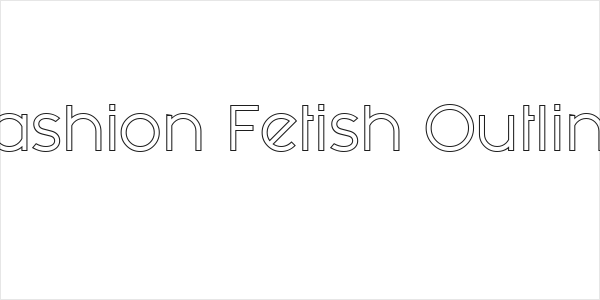 Fashion Fetish Outline Logo
