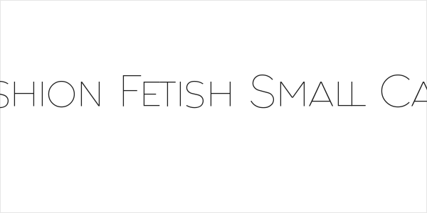 Fashion Fetish Small Caps Logo