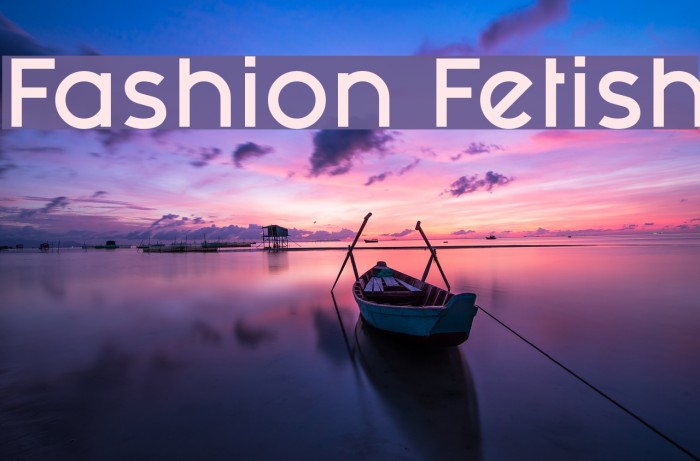 Fashion Fetish Font examples