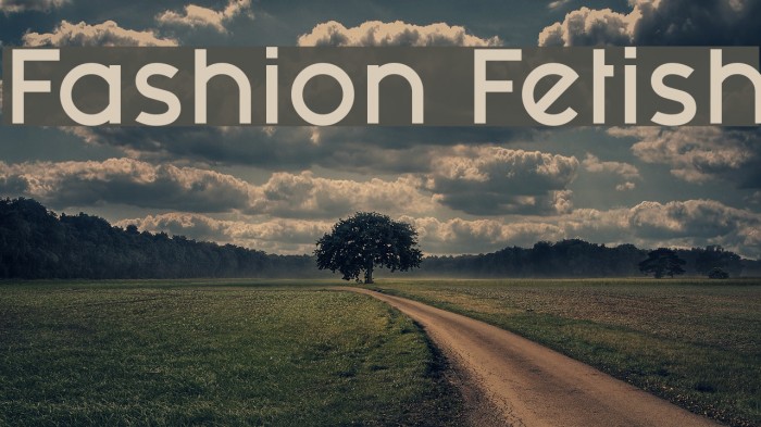 Fashion Fetish Font examples