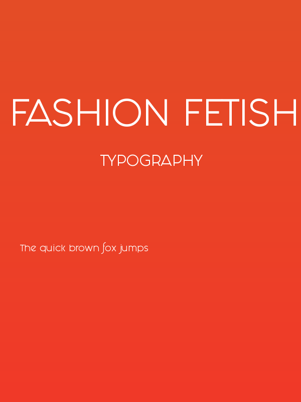 Fashion Fetish Poster
