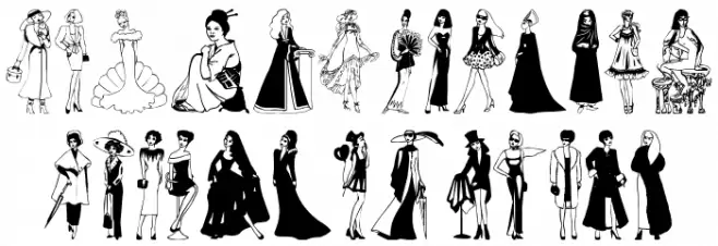 Fashion Ladies Font LOWERCASE