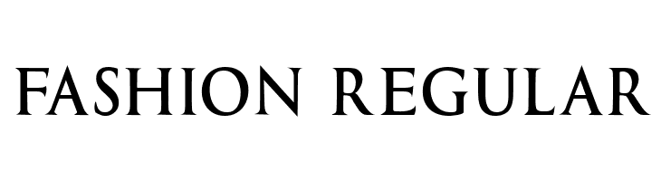 Fashion Regular  baixar fontes gratis