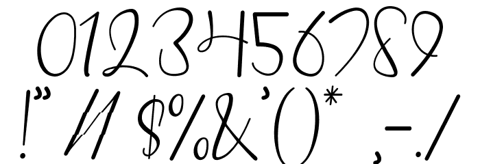 Fashion Script Personal Use Font OTHER CHARS