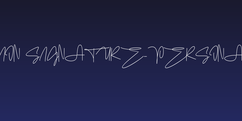 Fashion Signature-Personal use Social Header