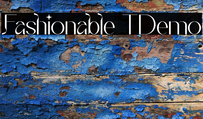 Fashionable T Demo Example 3