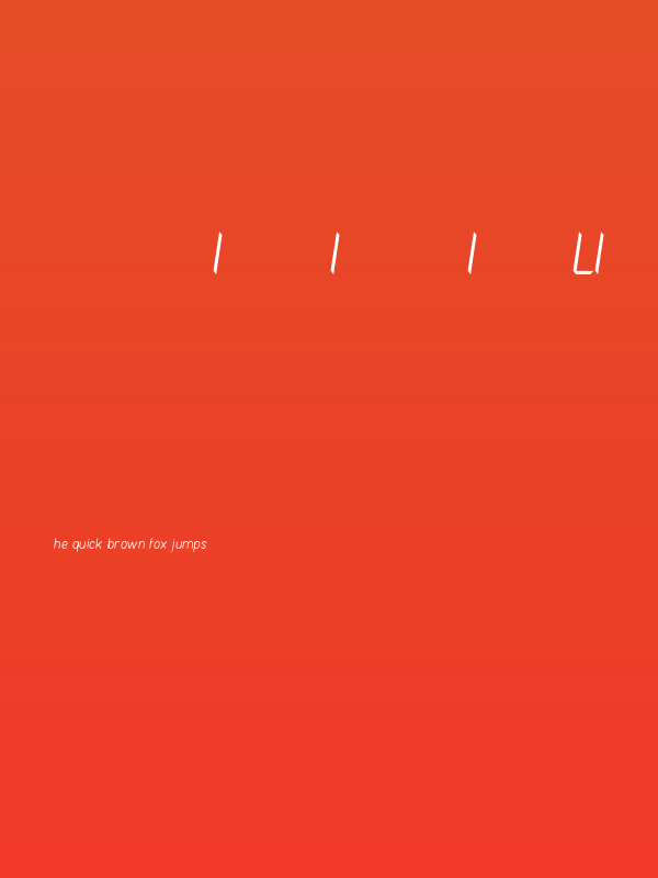 Fashionism Italic Poster