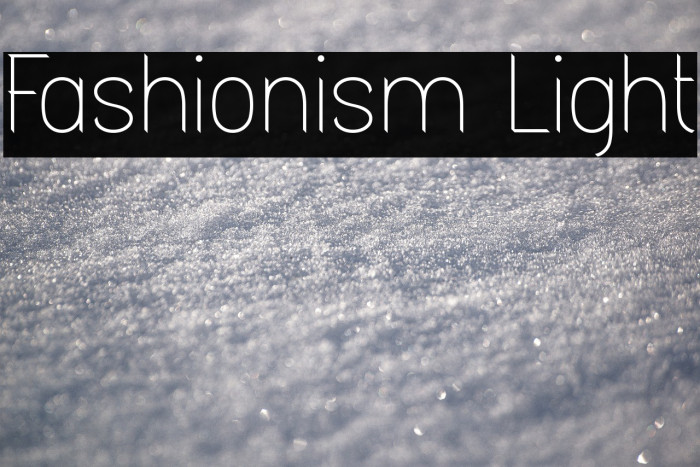 Fashionism Light Example 3