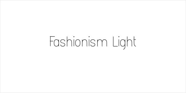 Fashionism Light Logo