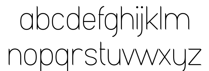 Fashionism Light Font LOWERCASE
