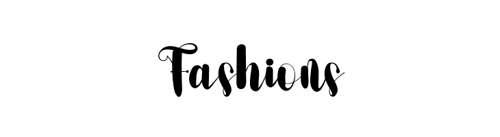 Fashions  Frei Schriftart Herunterladen