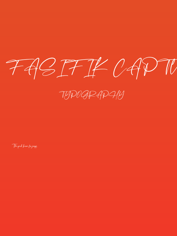 Fasifik Capture Poster