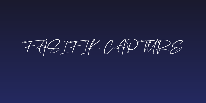 Fasifik Capture Social Header