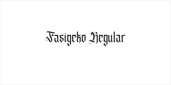 Fasigeko Regular Logo