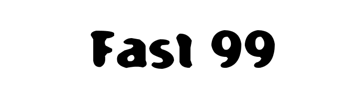 Fast 99 フォント