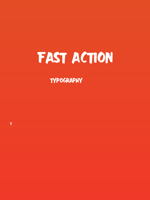 Fast Action Poster