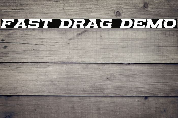 Fast Drag Demo Example 2