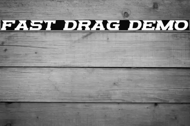 Fast Drag Demo Fonte examples