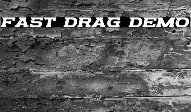 Fast Drag Demo Fonte examples