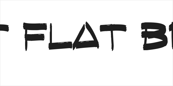 Fast Flat Brush Logo