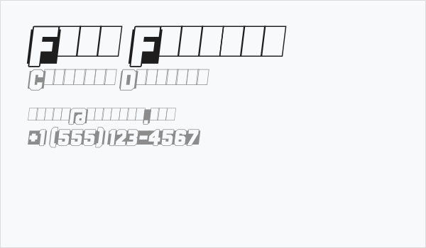 Fast Forward Business Card