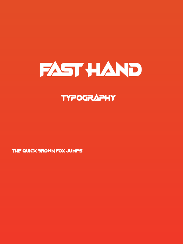 Fast Hand Poster
