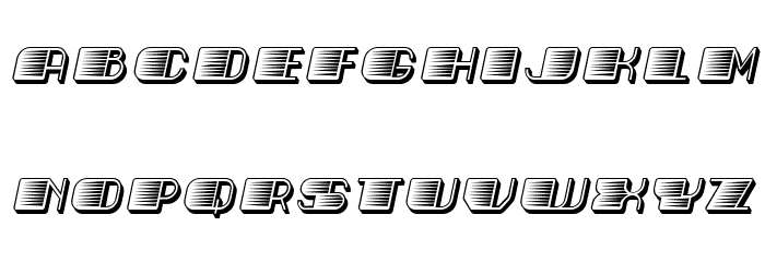 Fast Italic Font OTHER CHARS