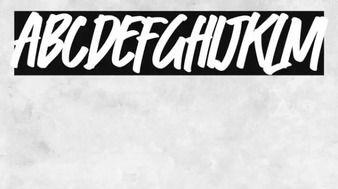 Fast Lane Font examples