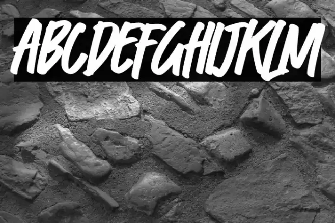 Fast Lane Font examples